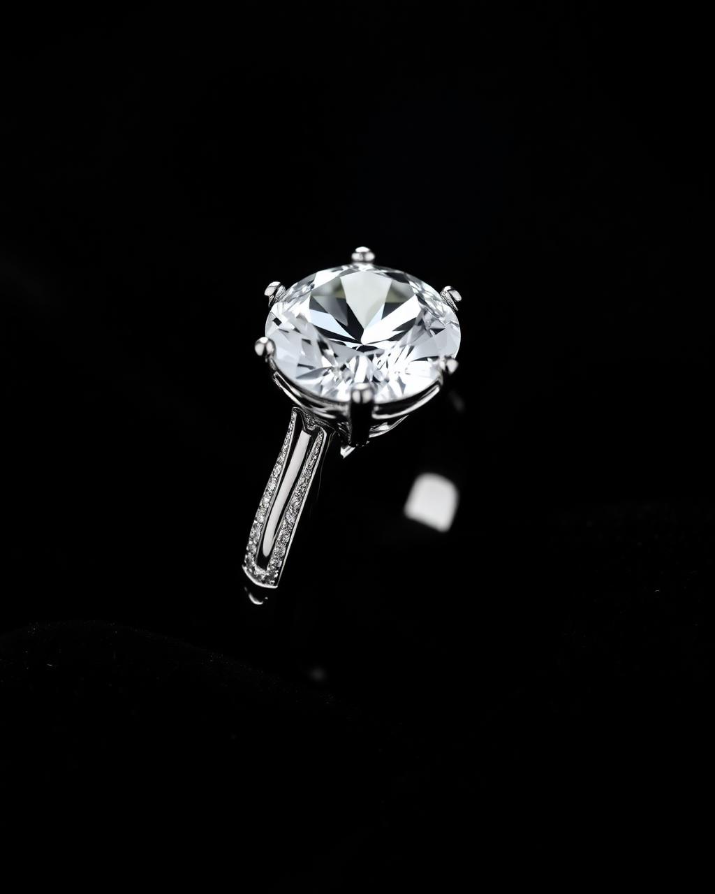The Aakash Solitaire — 4.50ct oval D-flawless diamond in platinum, by Sparkling Jewels